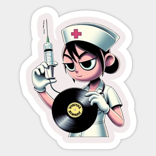 I love Vinyl need my Daily dose Sticker